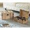 Vintiquewise Natural Wooden Style Trunk with Handles, PK 2 QI004014.2 - alternate 6